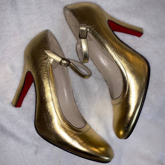 Red Bottom Authentic Louboutin Heel Ankle Strap - Picture 2 of 8